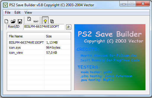 ps2 save builder v 0.8