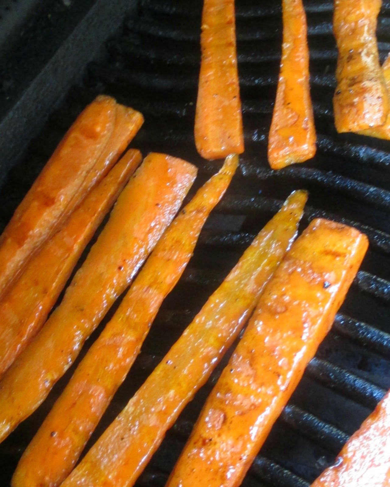 Just my Stuff Carrots Grilled on the Barbecue