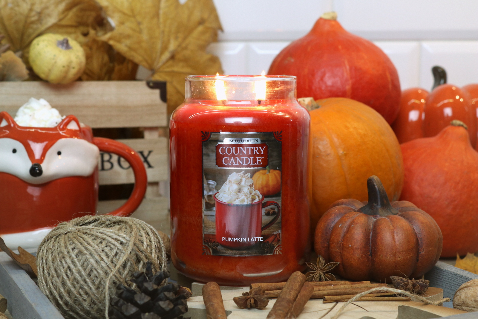 Pumpkin Latte Country Candle