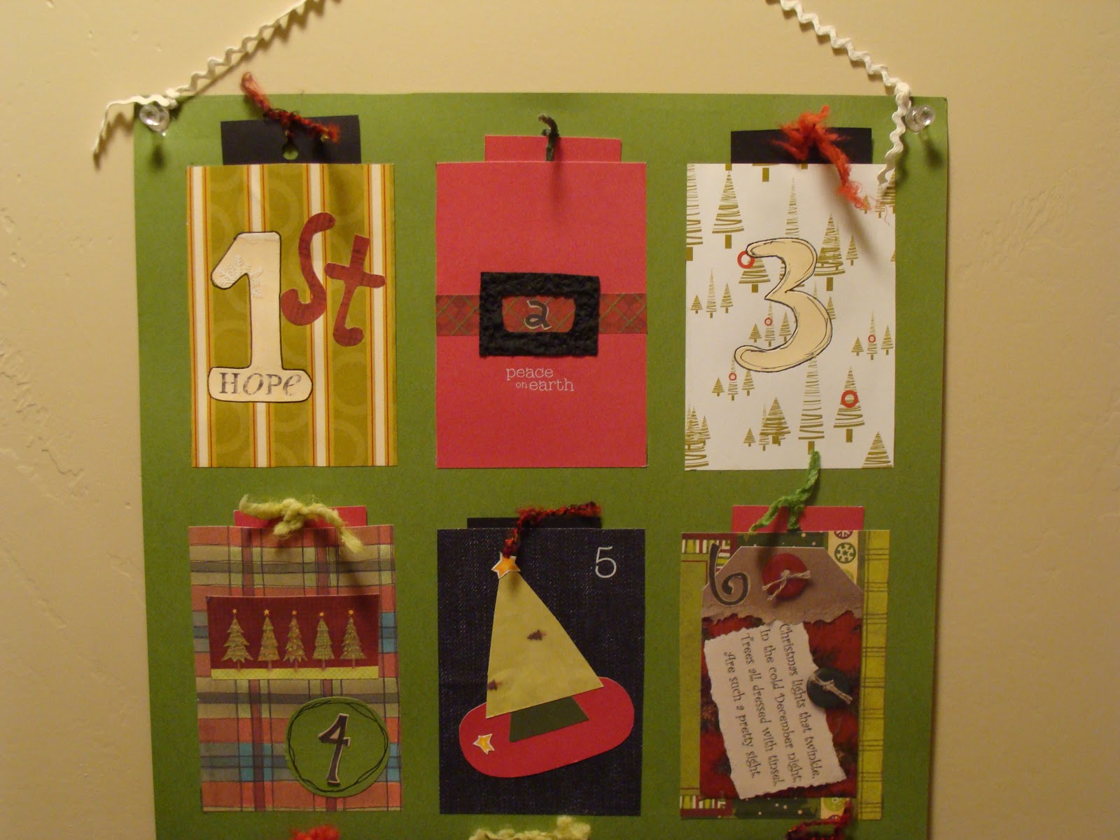 Front Porch Primitives Merriment Chain Day 6 Advent Calendar
