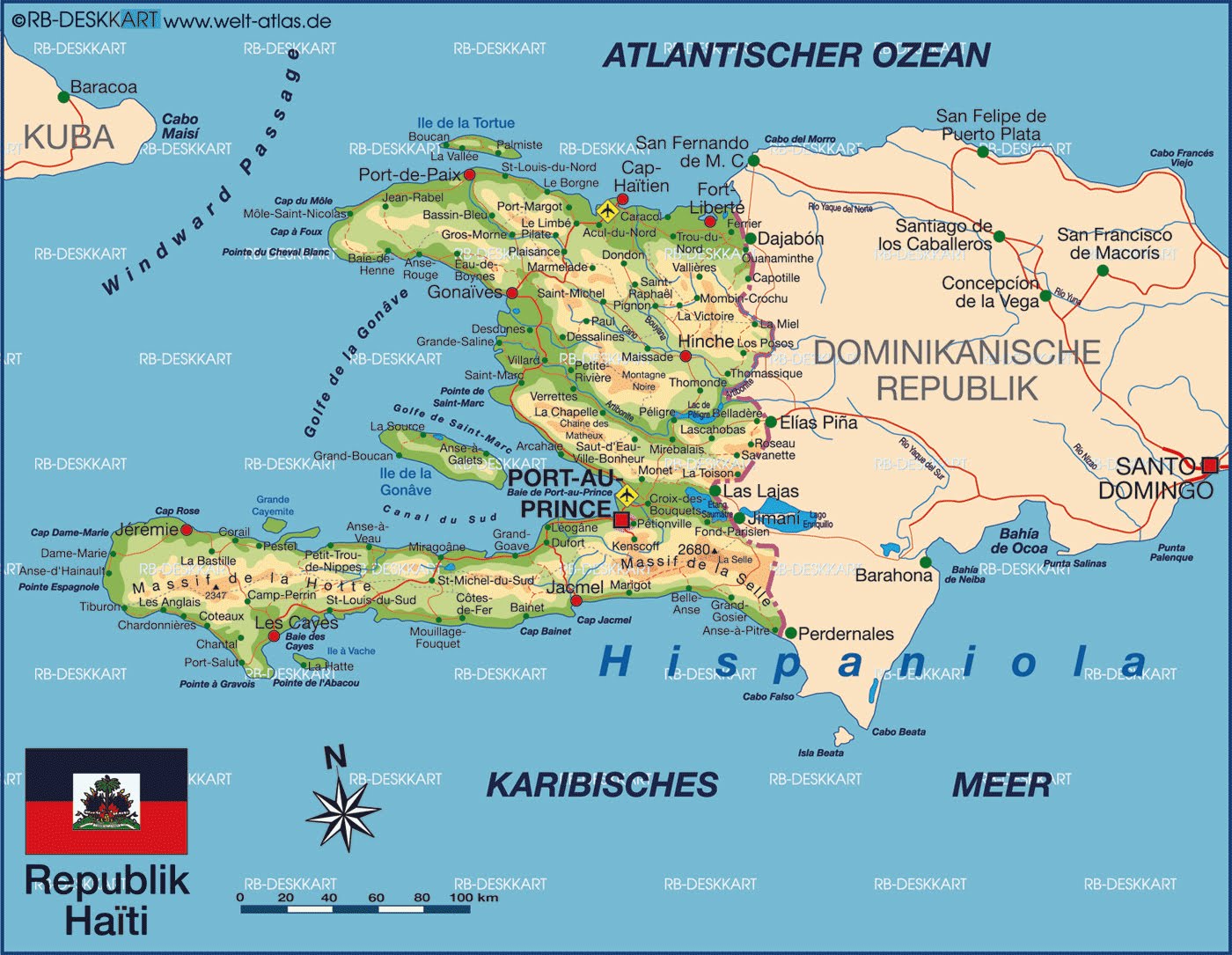 Haiti's Map