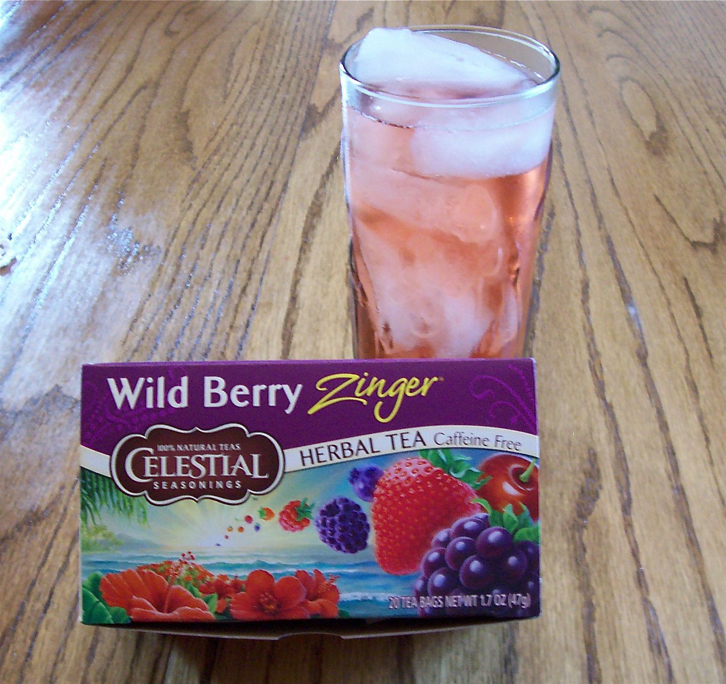 Folk Art by Penny Wildberry Zinger Iced Tea, Celestial Seasonings