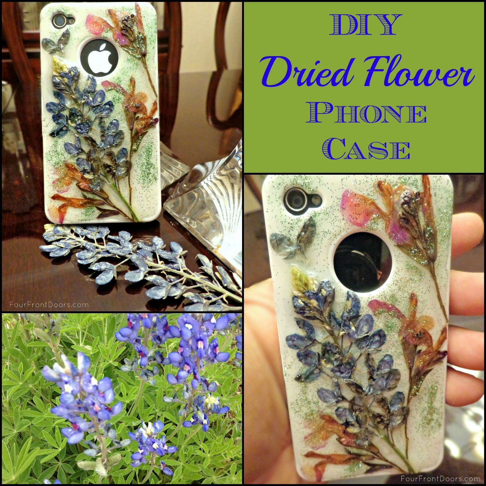Four Front Doors Keepsake Dried Flower Phone Case