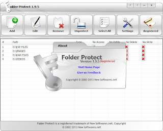 Folder Protect 1.9.5 Full Patch & Keygen
