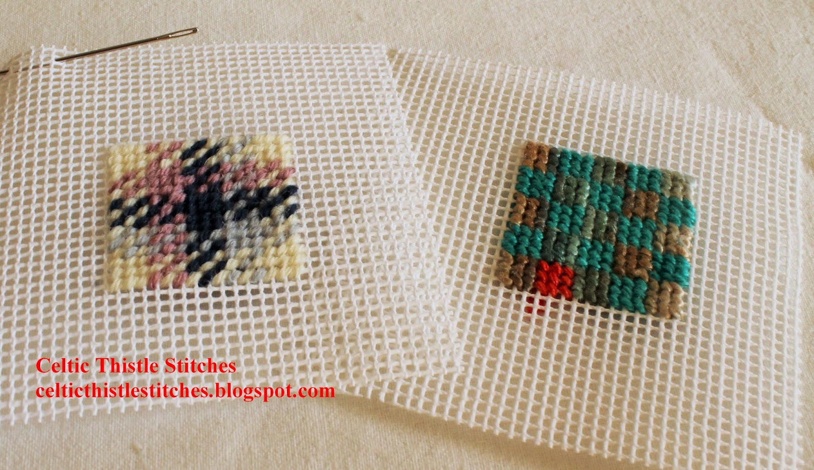 Celtic Thistle Stitches: Tiny Tapestry