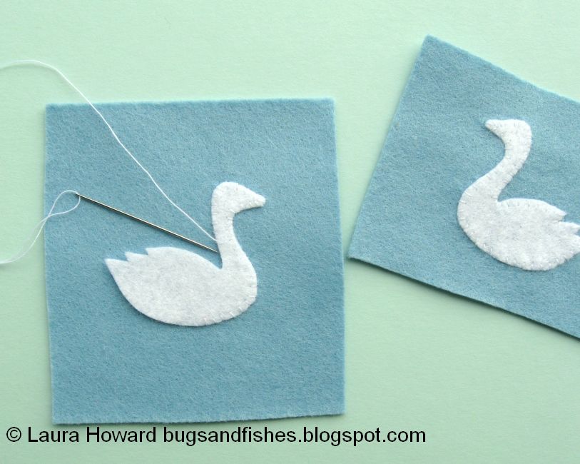 Bugs and Fishes by Lupin How To Felt Swan Brooches (or Swan Collar