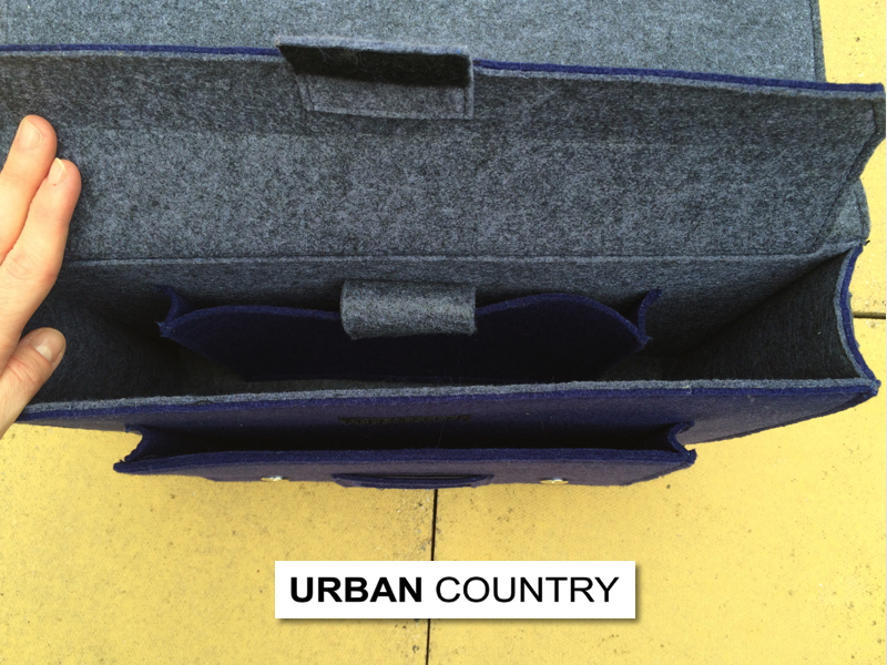 Mrs Bishop's Bakes and Banter: Urban Country Bags - Felt Satchel
