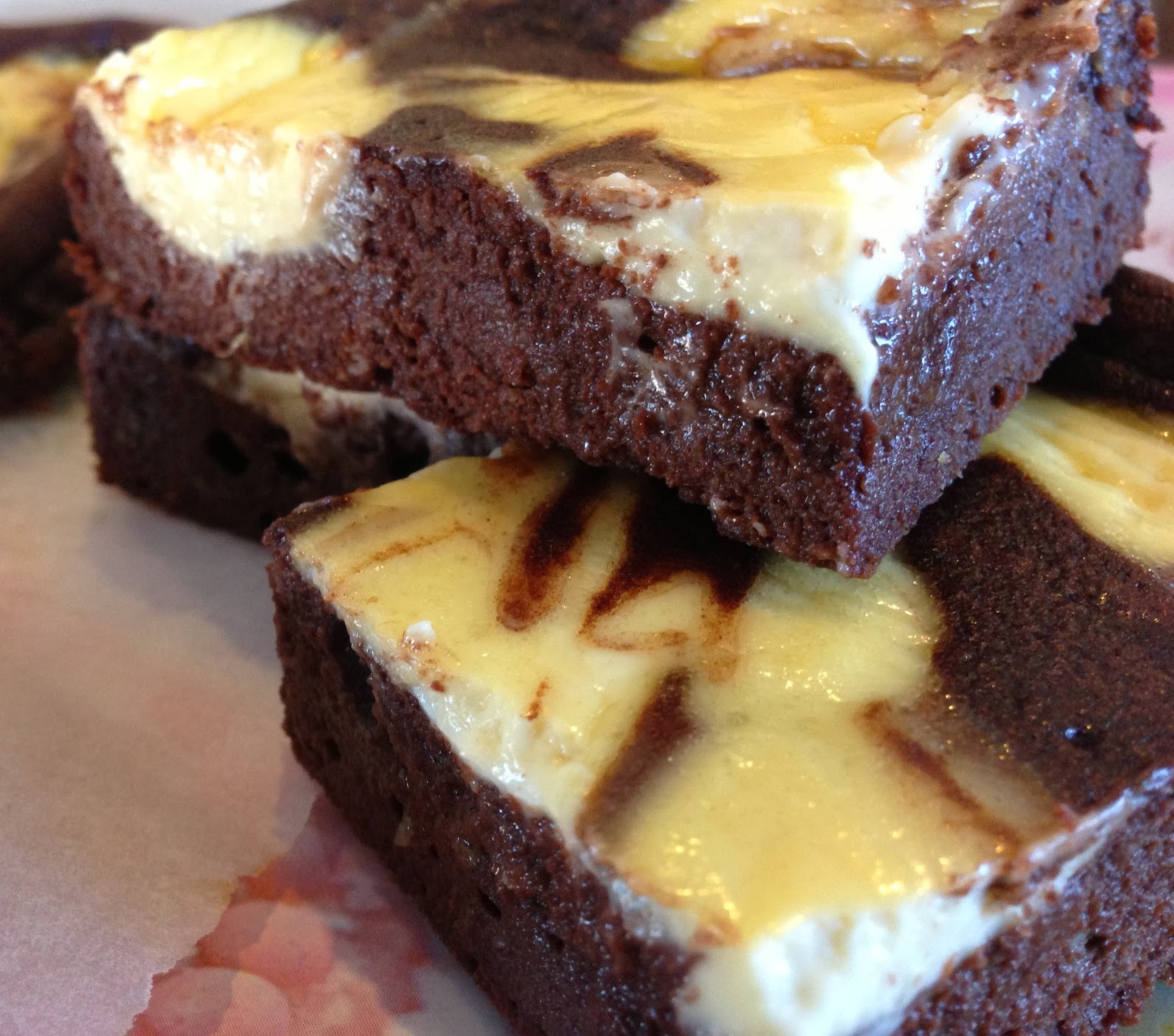 Grabbing life by the kettlebells... Cheesecake Brownies...