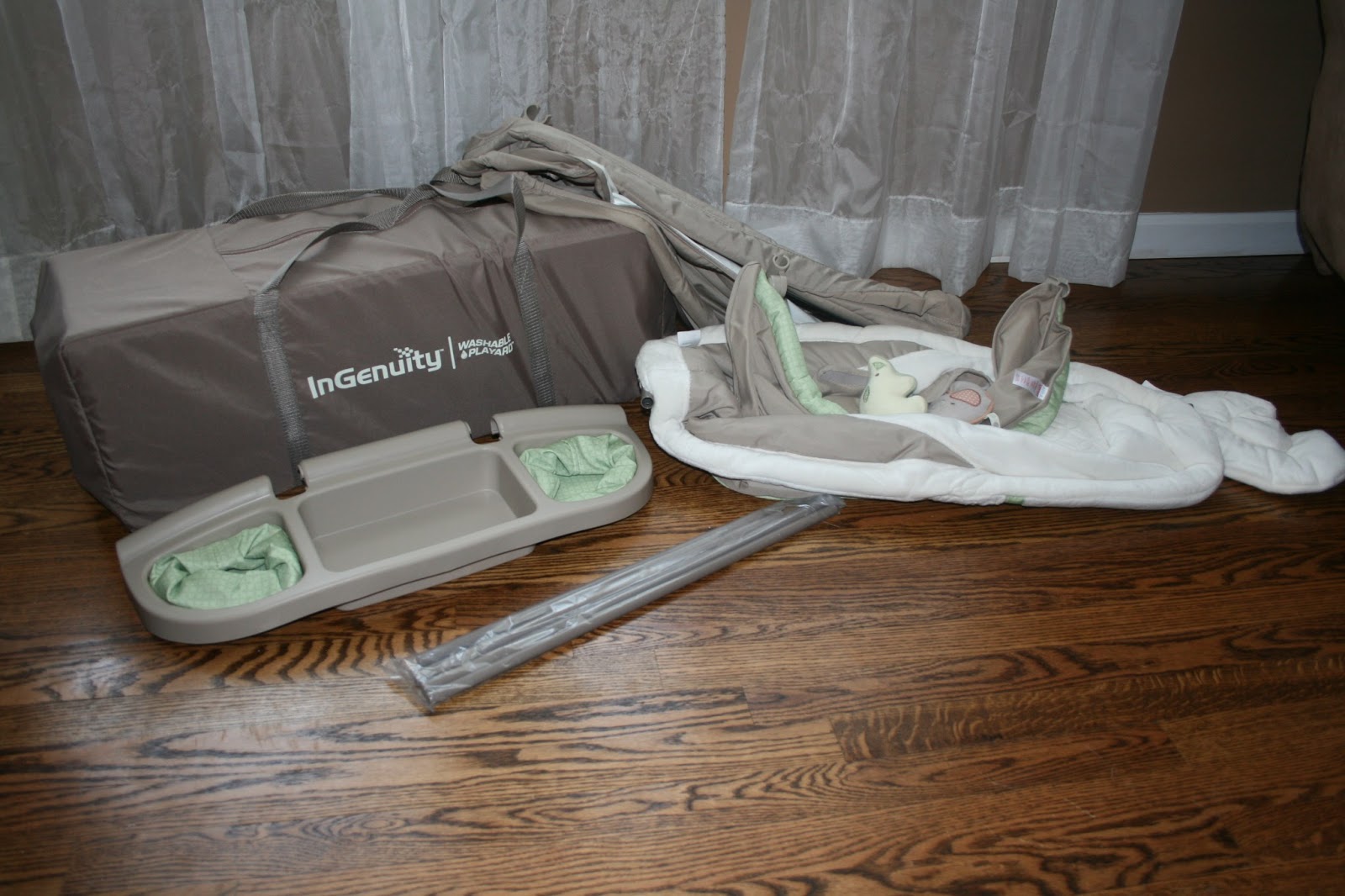 Trying To Go Green Ingenuity™ Washable Playard with Dream Centre™