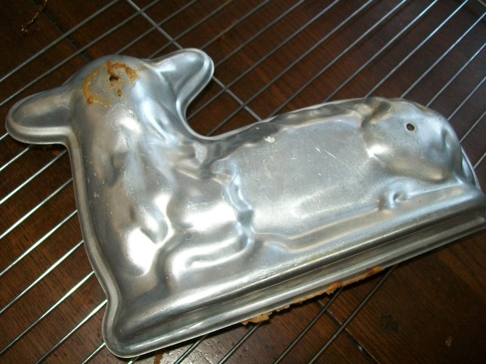 Michigan Cottage Cook EASTER 3D LAMB CAKE