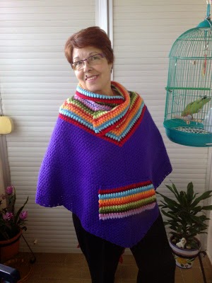 Poncho crochet