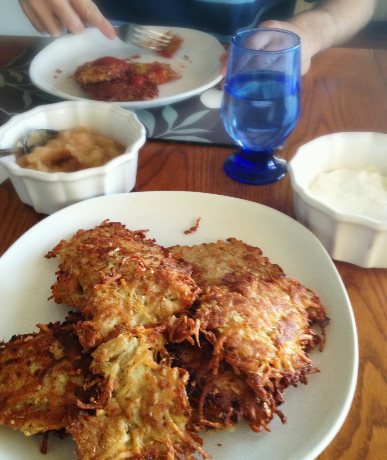 Four Seasons Kitchen Potato Latkes with Homemade Applesauce