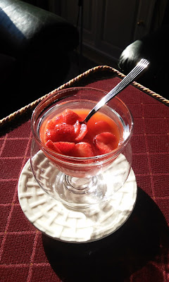 Fresas Con Zumo De Naranja
