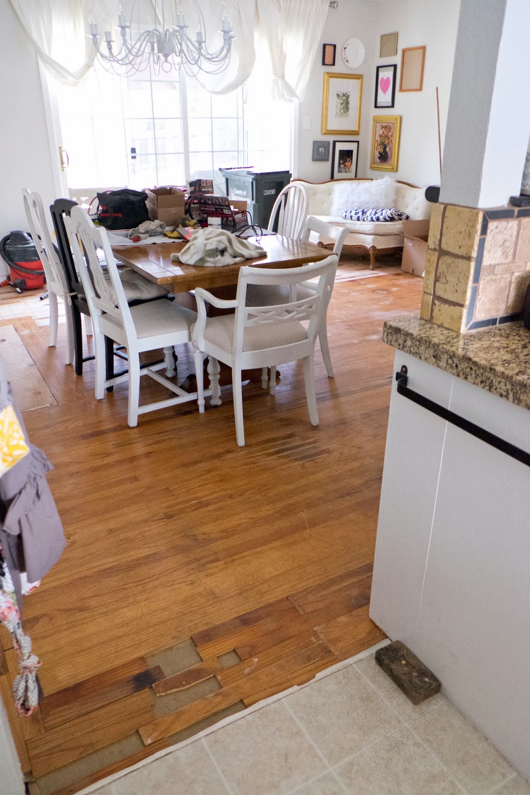 Domestic Fashionista Recovering Hardwood Floors