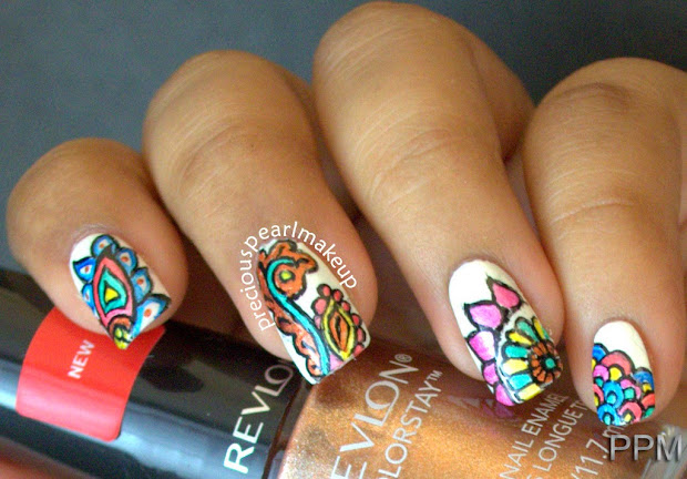 preciouspearlmakeup henna inspired
