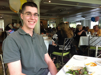 somewhere adventures corn tomato crawfish grilled bisque roasted finished cheese guy happy his