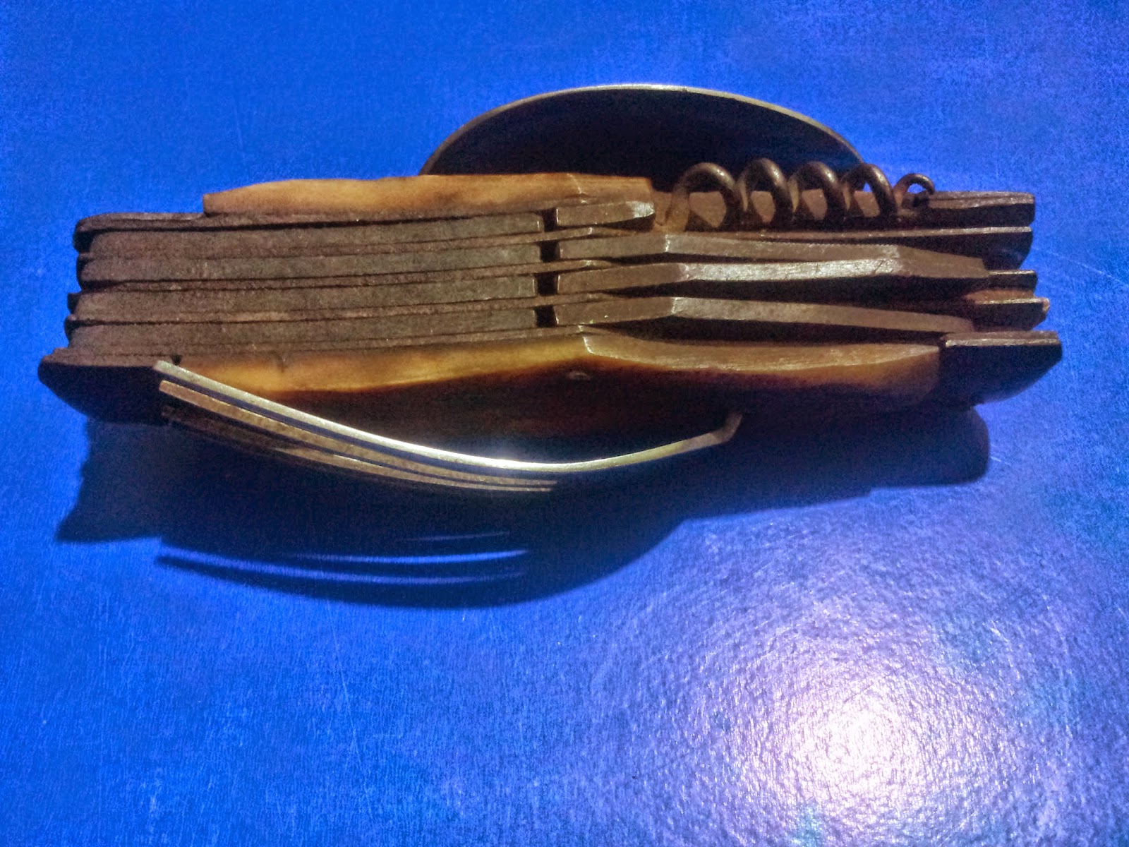 silvium antiques vintage multi tool japan camping knife with fork