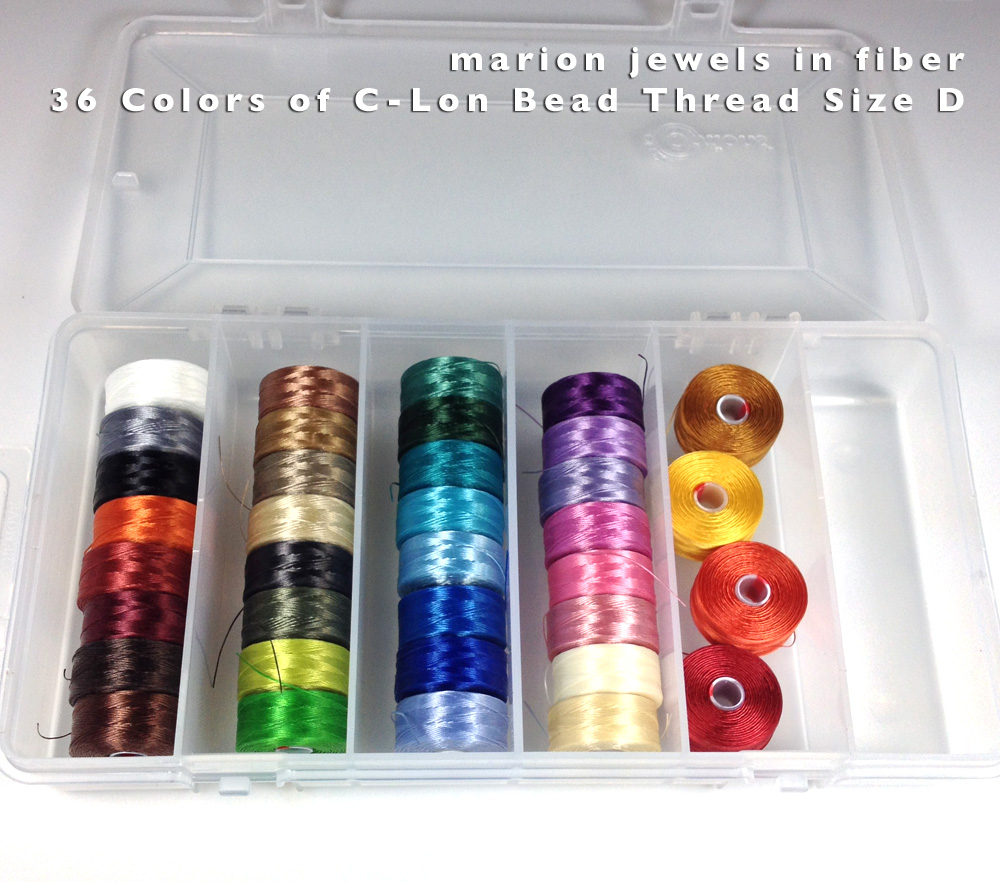 Marion Jewels in Fiber News and Such Beading Thread Comparing