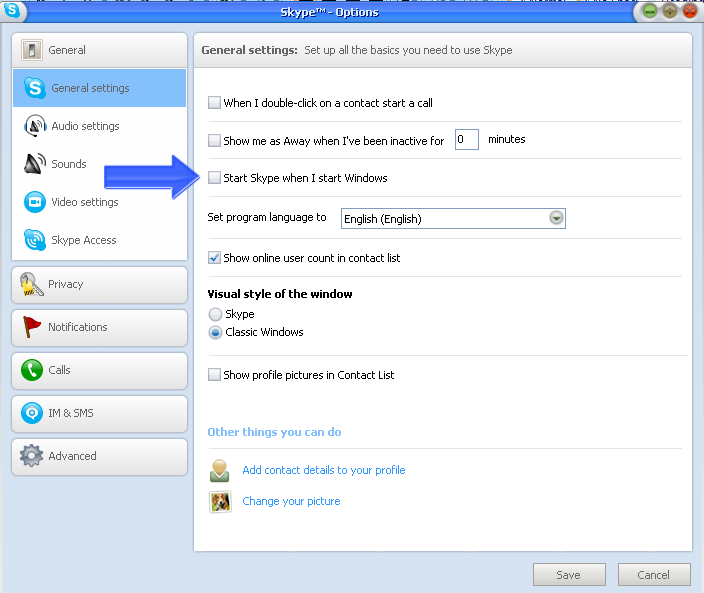 skype open on startup skype open on startup