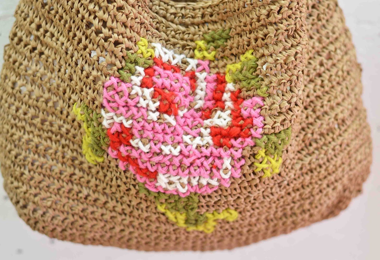 Maize Hutton Crocheting With RaffiaA Messenger Bag