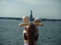 Lapins Crétins - Ferry Staten Island - New York - Lady Liberty