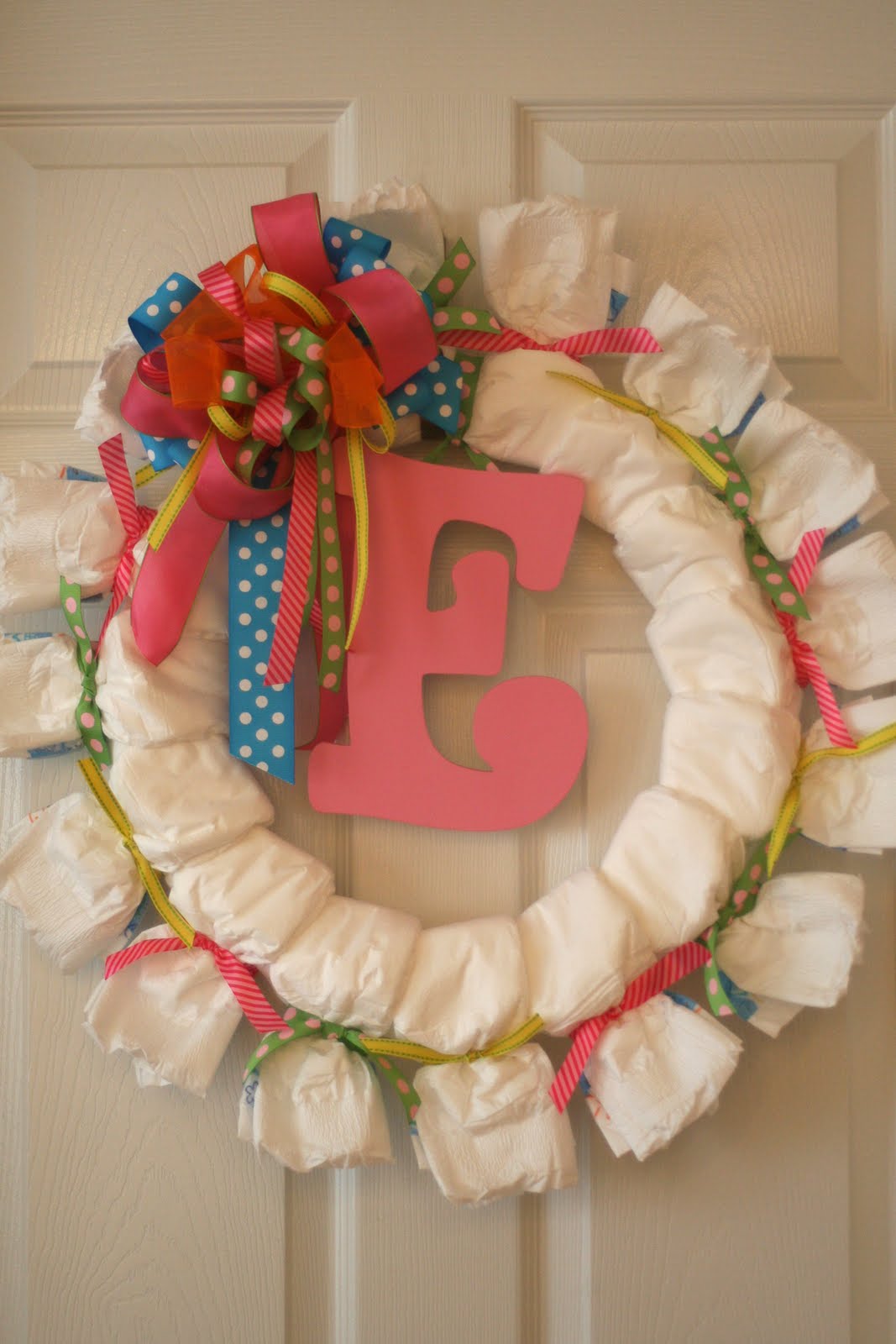 The Link Home diaper wreath