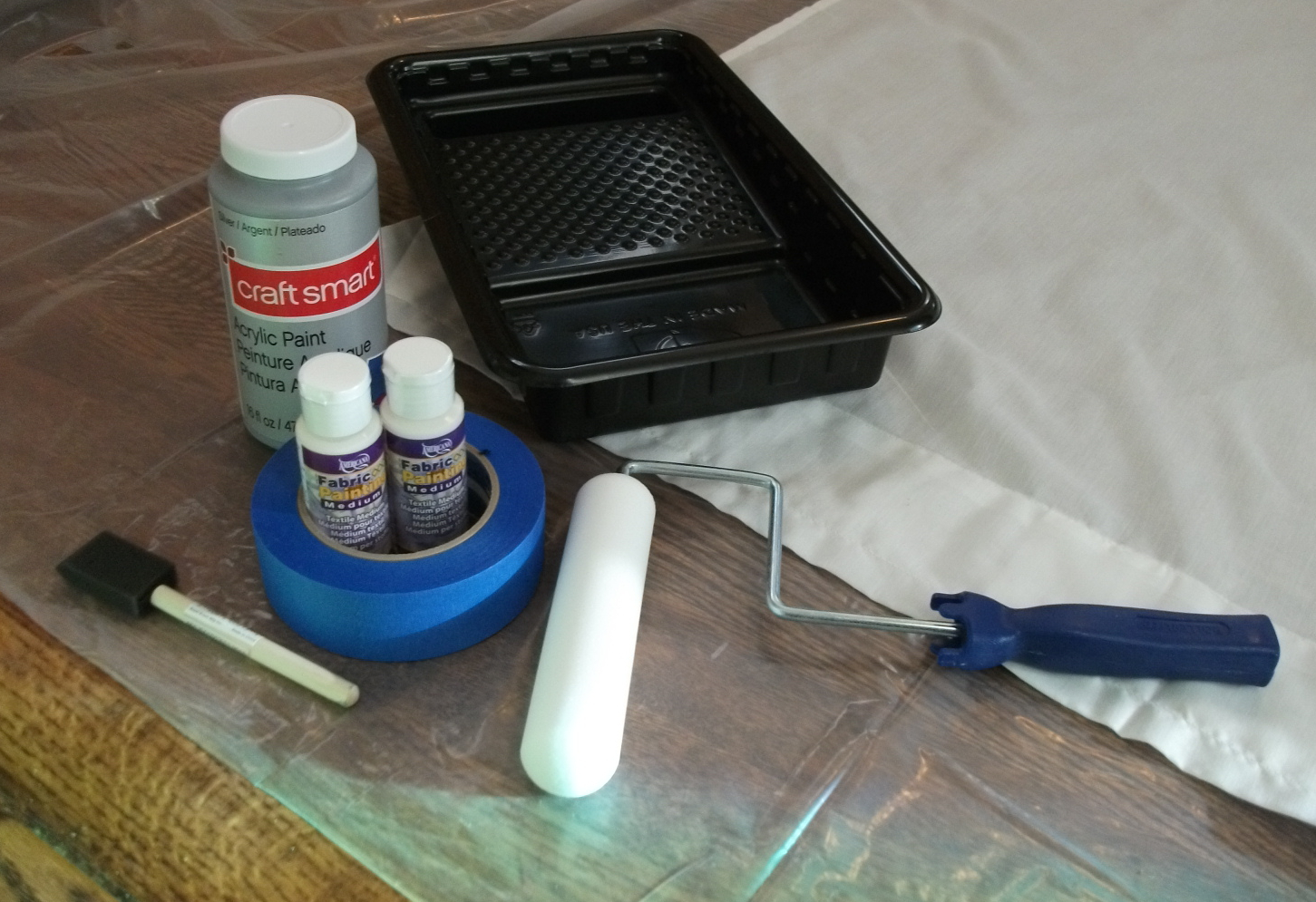 First Came Love Wanna Know How To Paint Curtains?