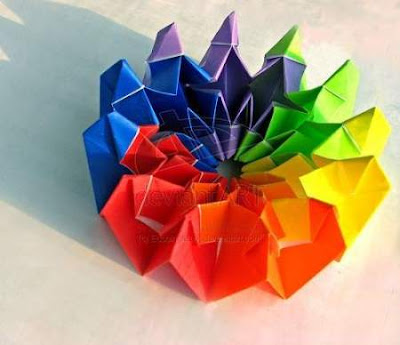 Origami Fireworks Instructions