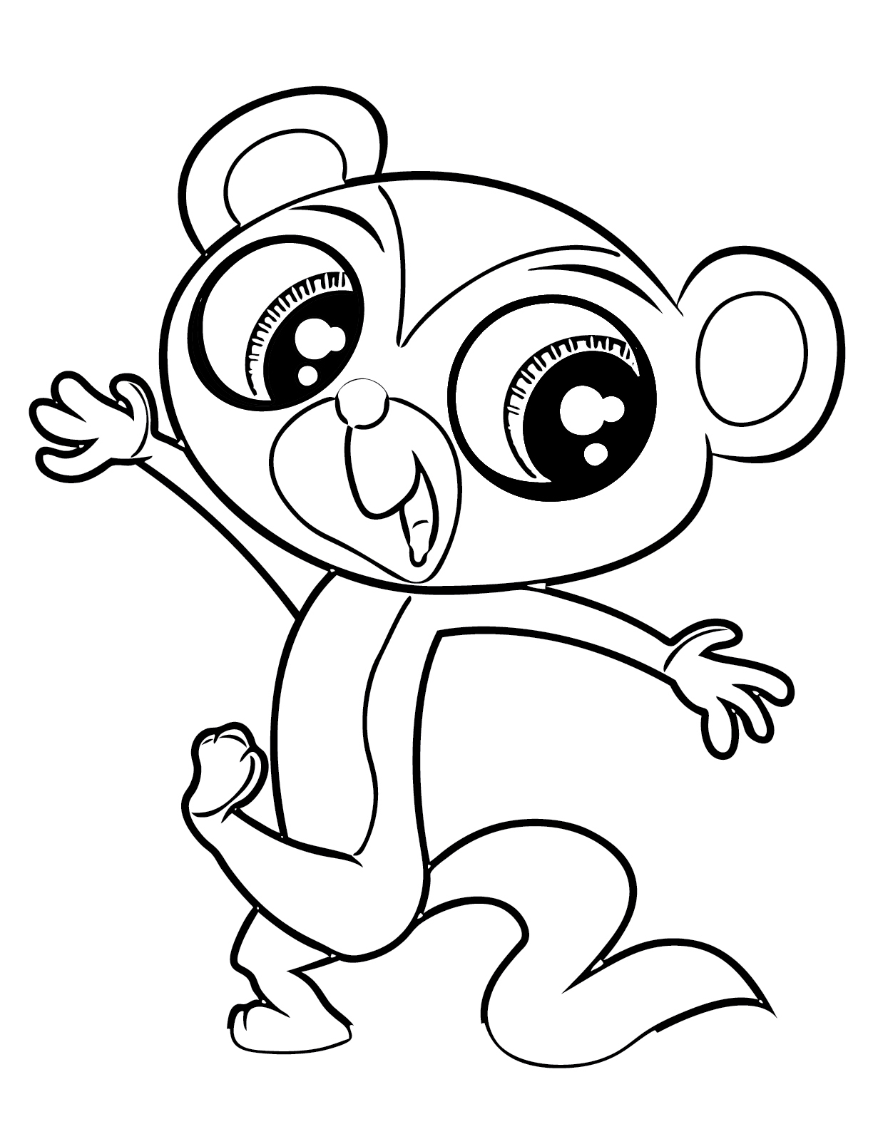 Littlest Pet Shop coloring pages - Squid Army