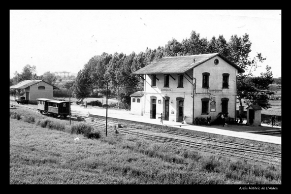 estacion amposta carrilet delta ebro carrilet tortosa desembocadura rio ebro 