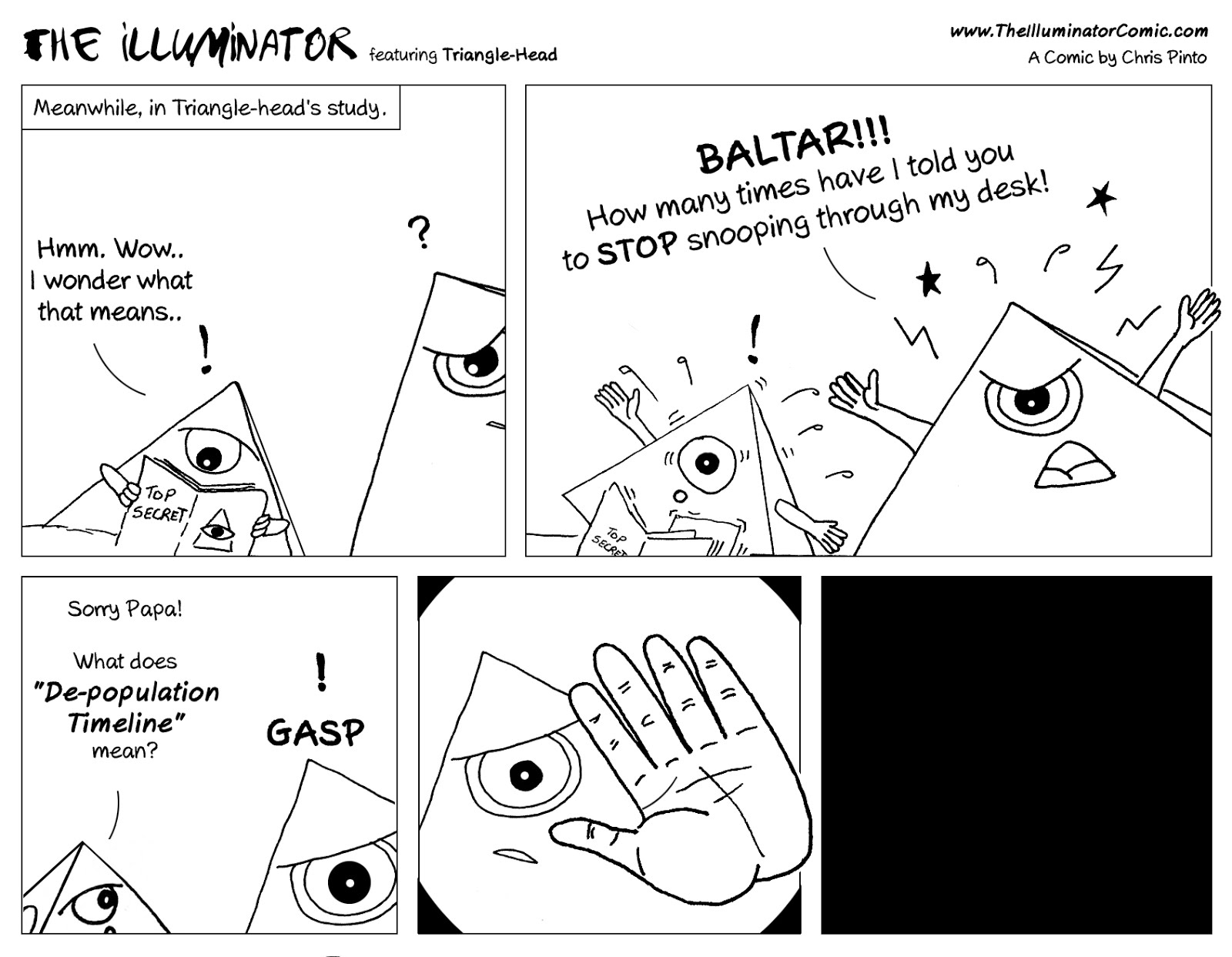 The Illuminator Comic Depopulation Conspiracy!