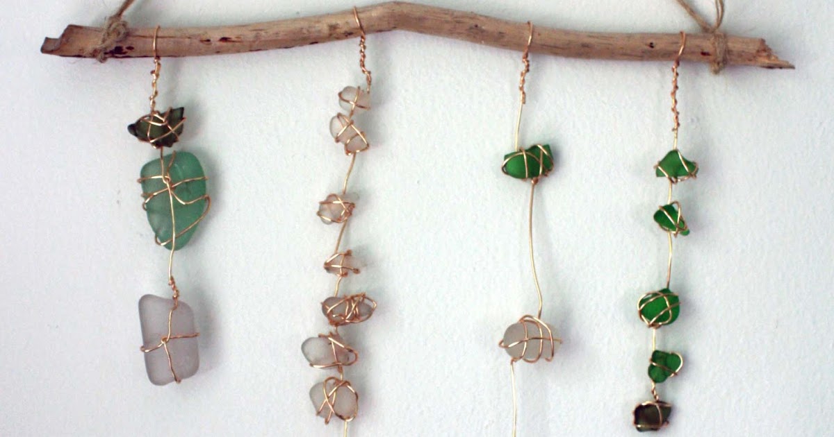 Visibly Moved Sea Glass Wall Hanging