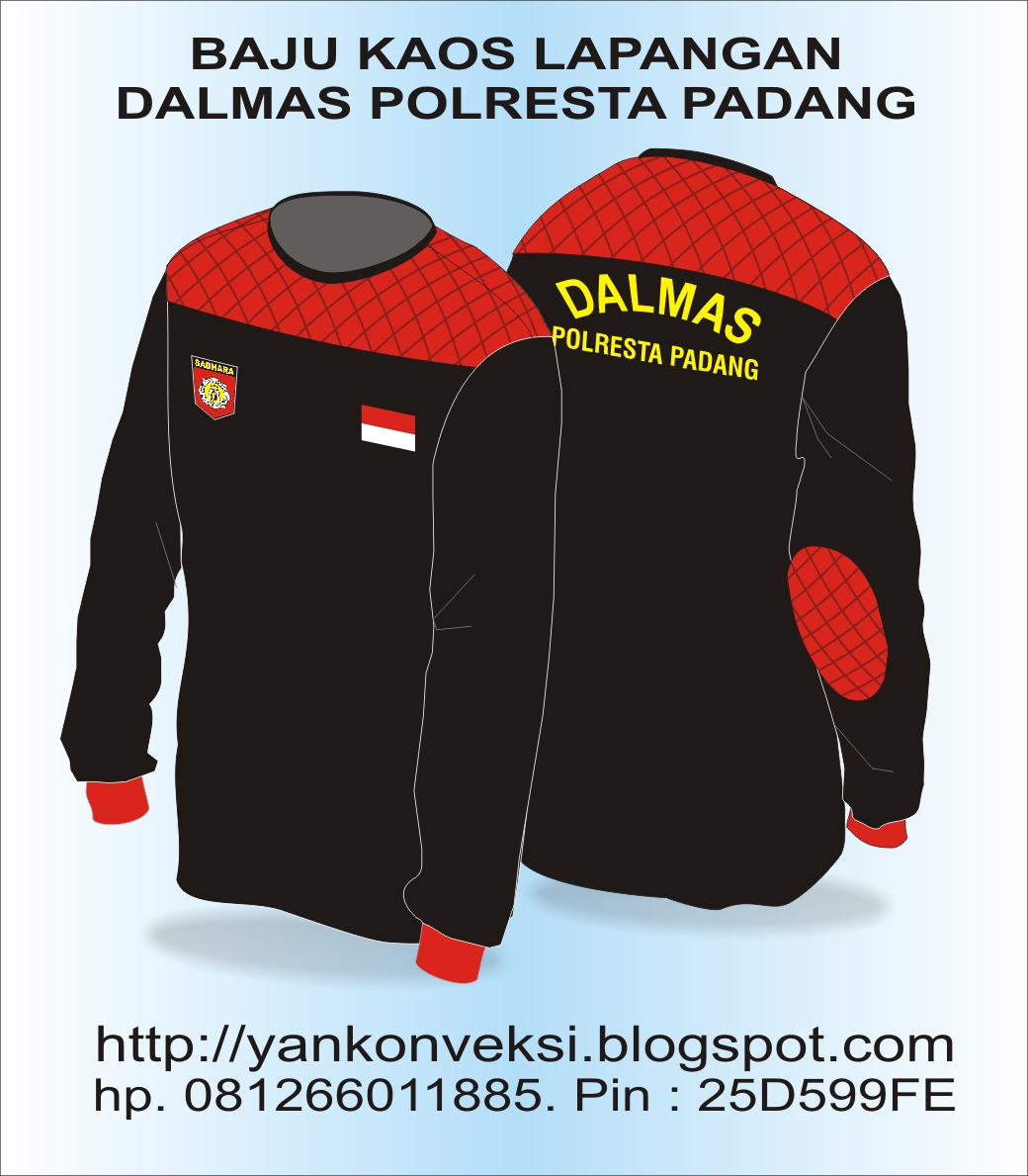 BAJU KAOS LAPANGAN  PESANAN DALMAS POLRESTA PADANG