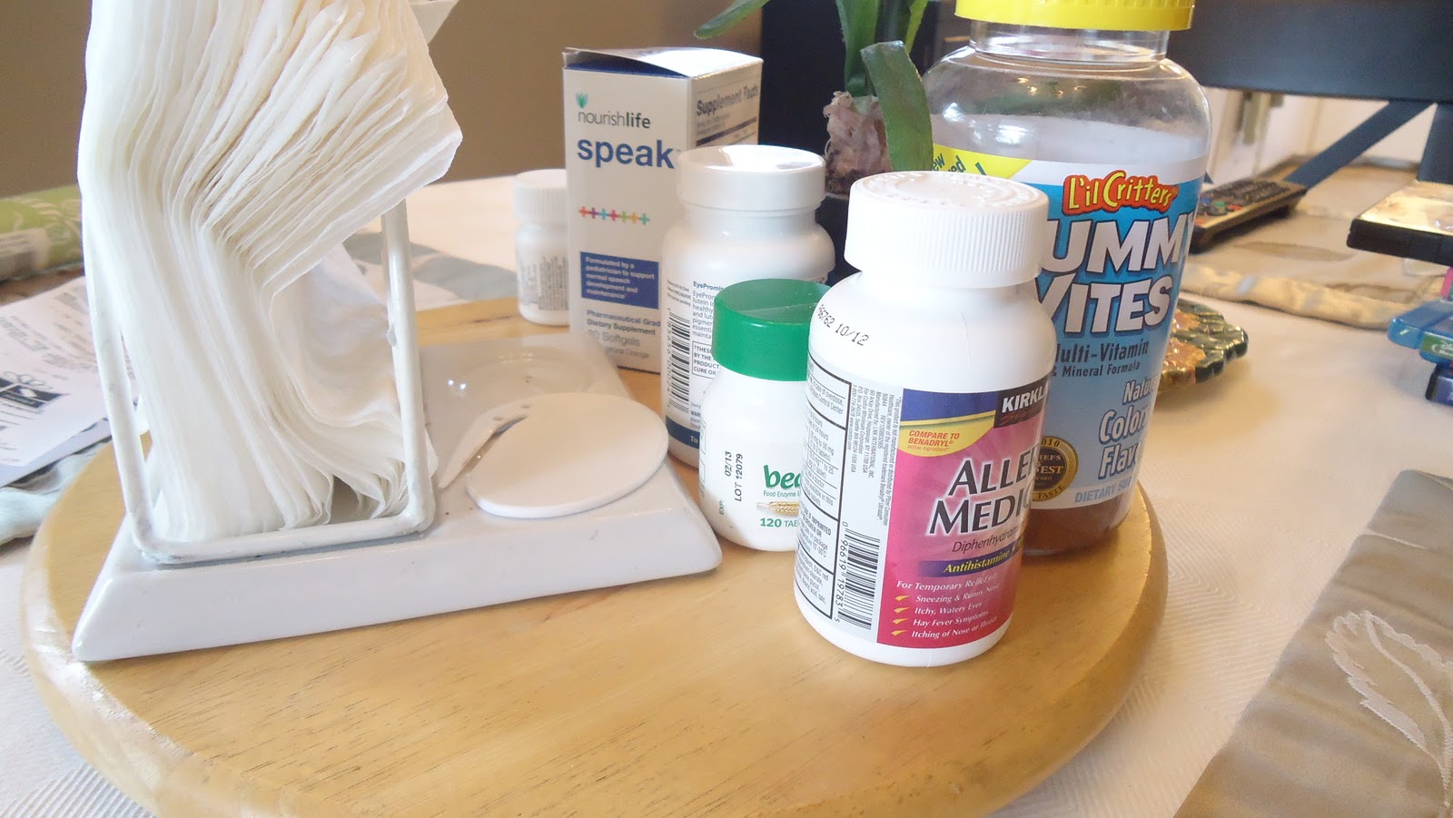 How I organize my kitchen...on my table Organizing Made Fun How I