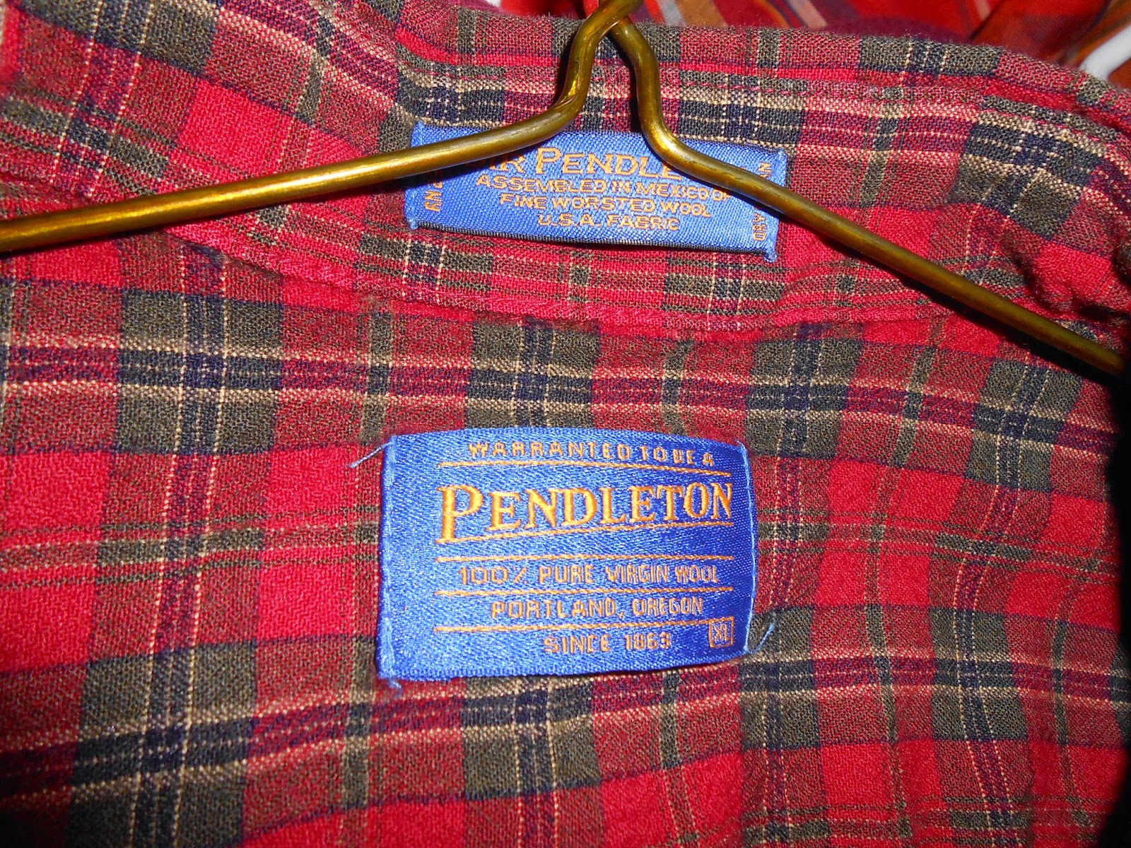 Thrift Shopping For eBay Pendleton Is A Good Brand Name to Sell on eBay
