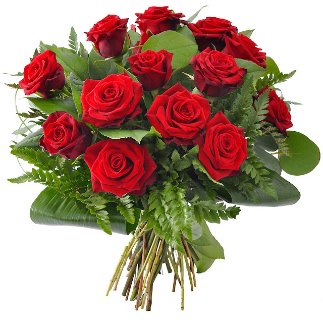 bouquet of red roses