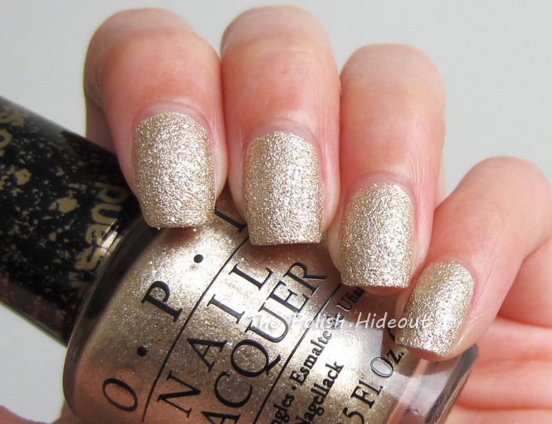 OPI - Honey Ryder - M53 Champagne Gold Foil Matte Liquid Sand Nail Polish 15ml