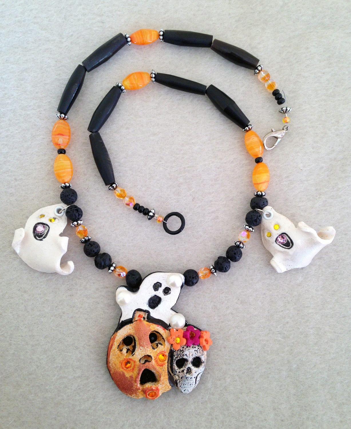 Polymer Clay TV & Polymer Clay Productions Design Team Roundup Halloween Ideas in polymer clay