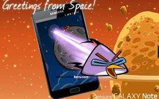 galaxy note ics, angry birds space, game android keren samsung galaxy