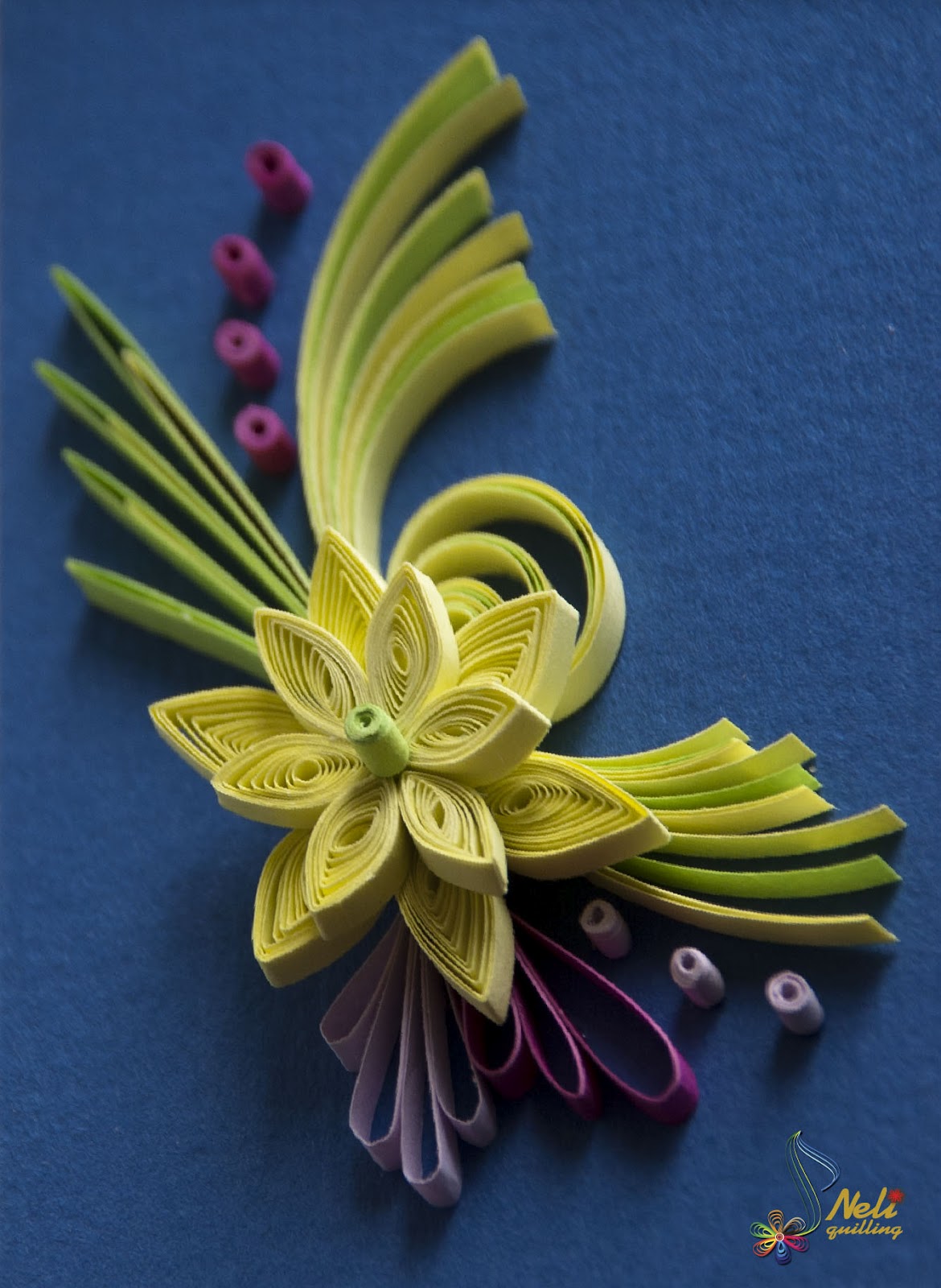 Neli Quilling Art Quilling small cardsflowers