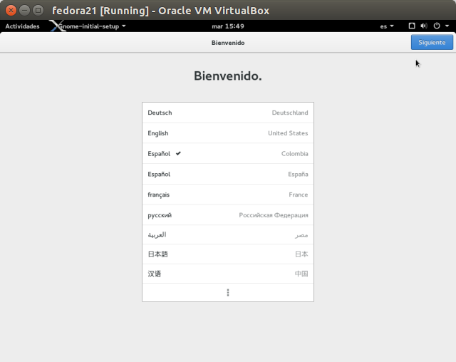 DriveMeca instalando Linux Fedora Workstation 21 paso a paso