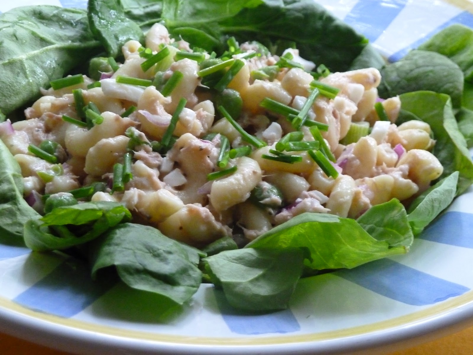 Baking and Cooking, A Tale of Two Loves Tuna Egg Salad on a Bed of Spinach, A Cool Comfort Food