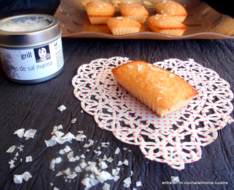 Entra en mi Cocina Financiers a la flor de sal/financiers a la fleur