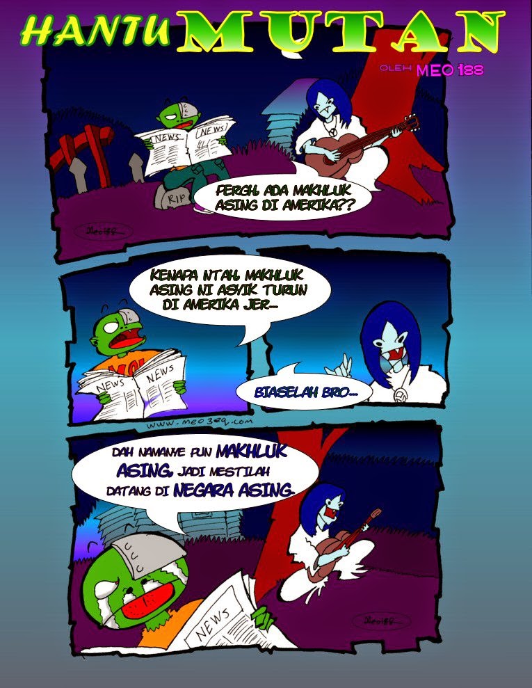 Hantu Mutan Oleh Meo188 Matkomik Komuniti Komik Online Malaysia