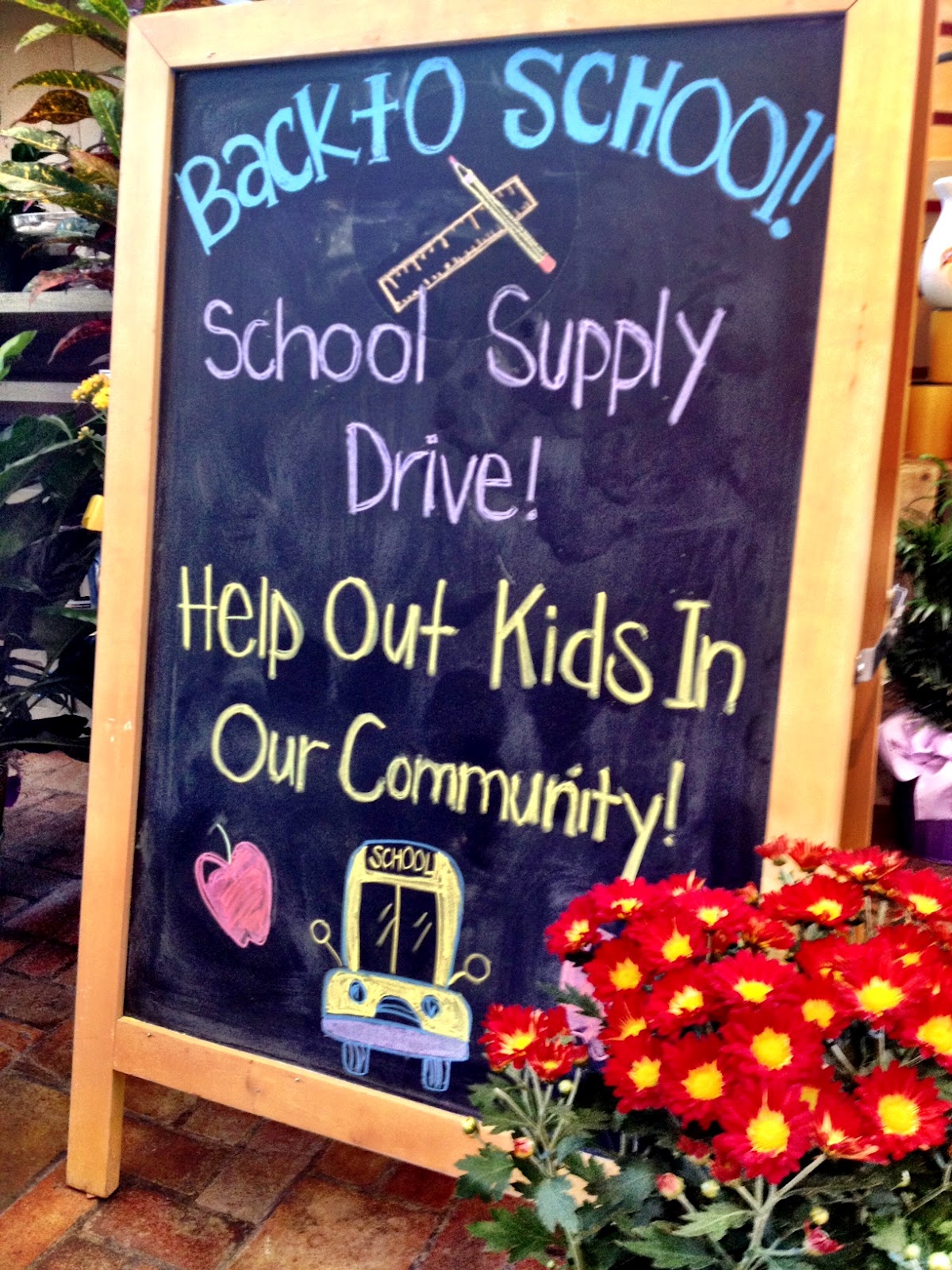 Bank of Flowers Back To School Supply Drive!