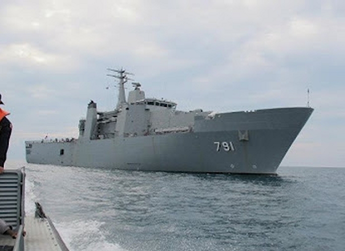 Built at a cost of 4.94 billion baht in Singapore, HTMS Ang Thong is intend...