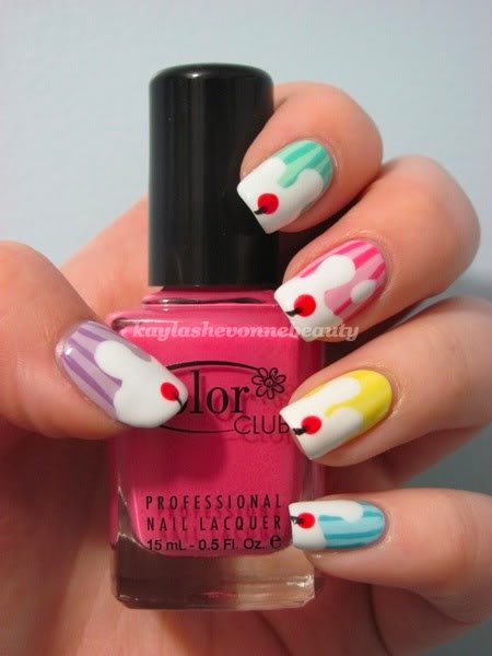 yummy nail art ice cream fashionate