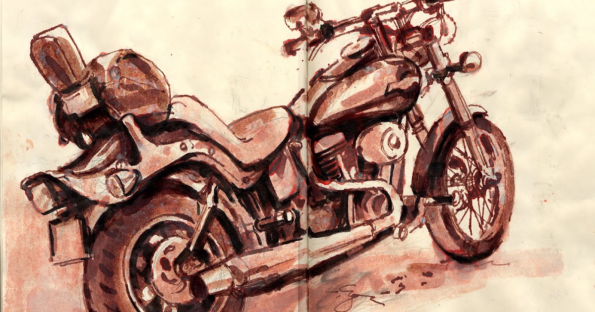 Buckys Bike Urban Sketchers