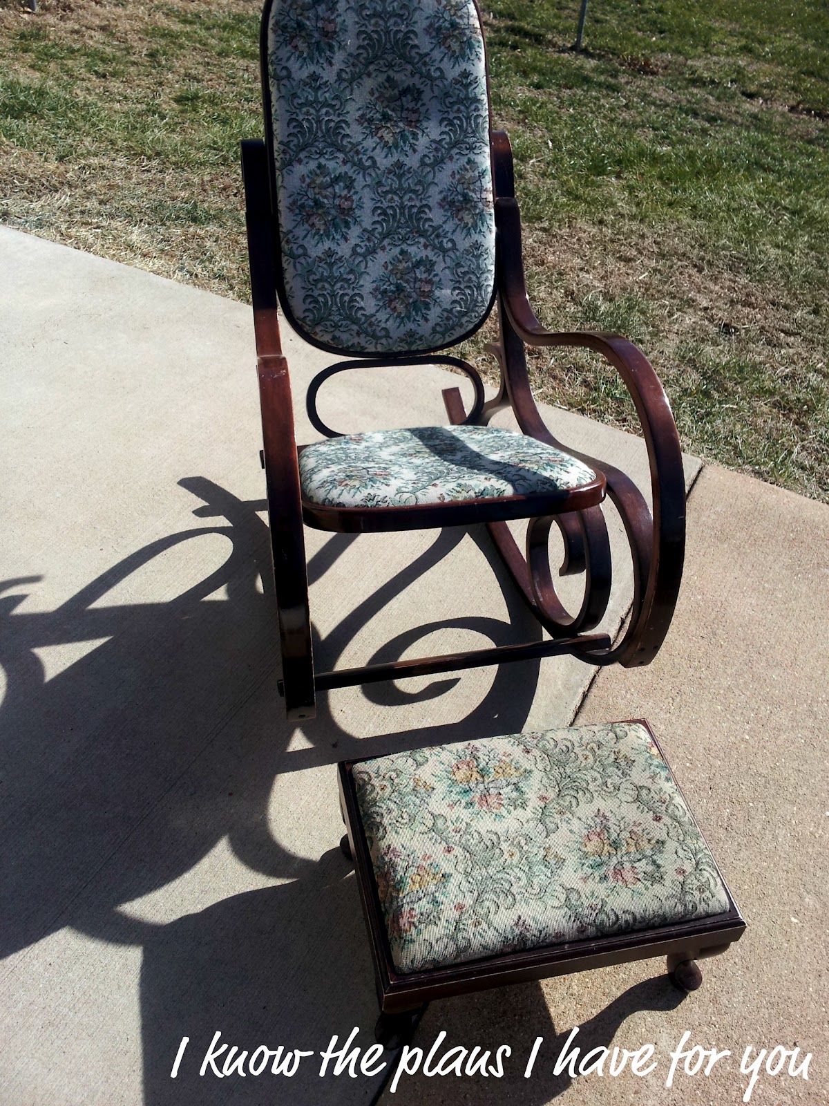 I Know The Plans I Have For You The process of the Bentwood rocker