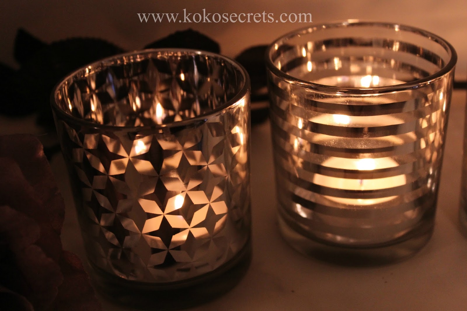 Saturday Home Style NEXT Silver Tea Light Candle Holders Kokosecrets